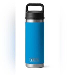 Yeti Tahoe Blue and Black Stainless Steel Bottle 18oz